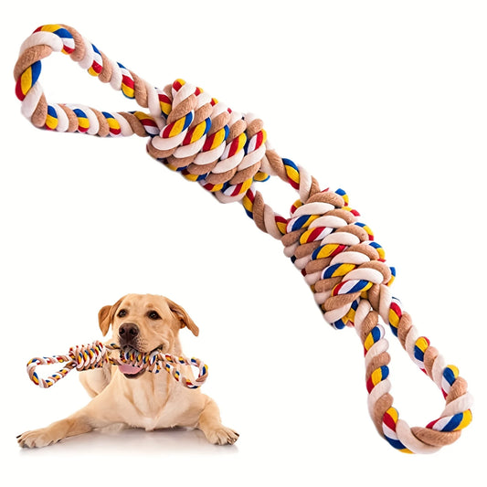 corde à macher chien avec poignée