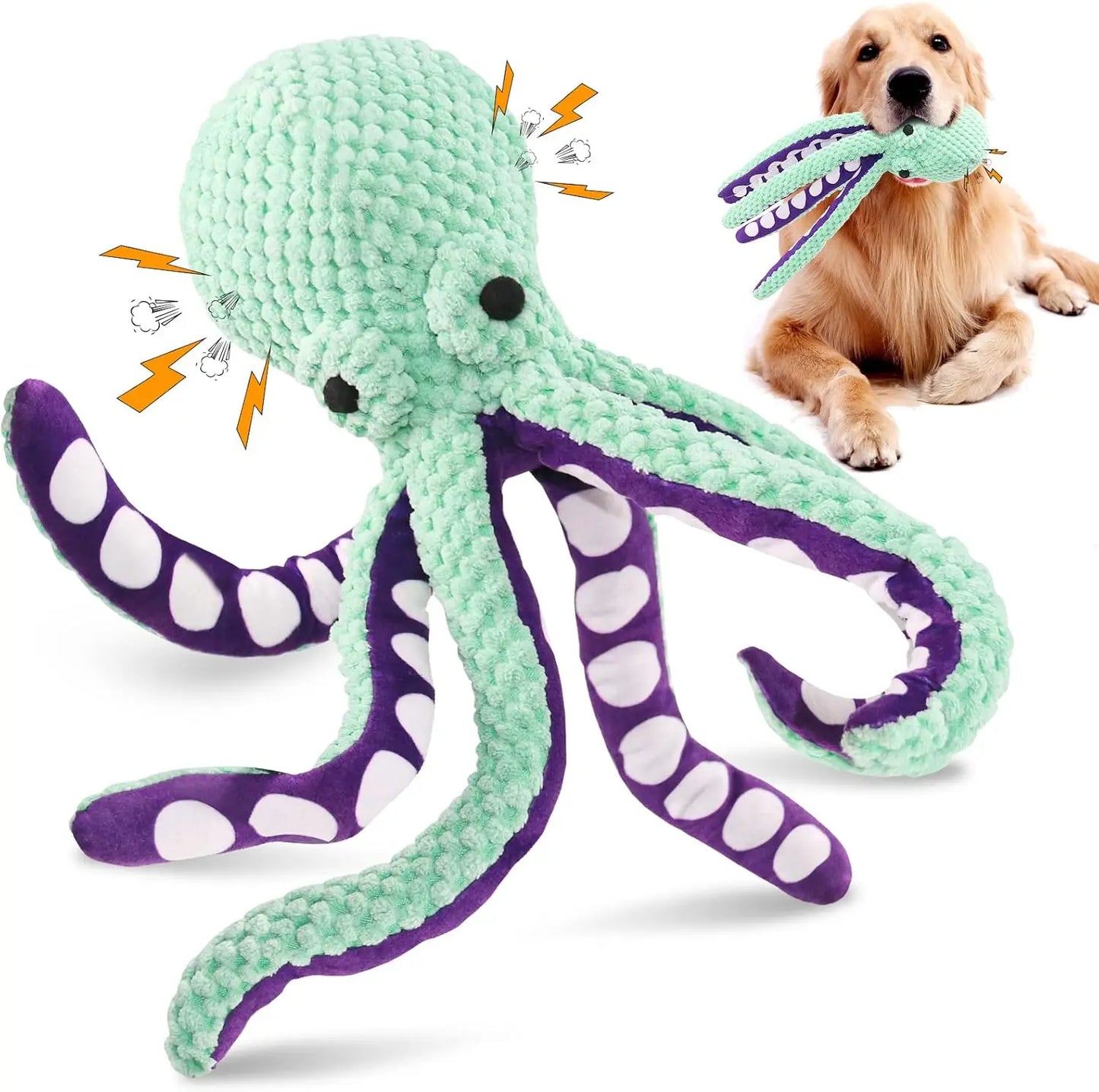 peluche poulpe pour chien chat