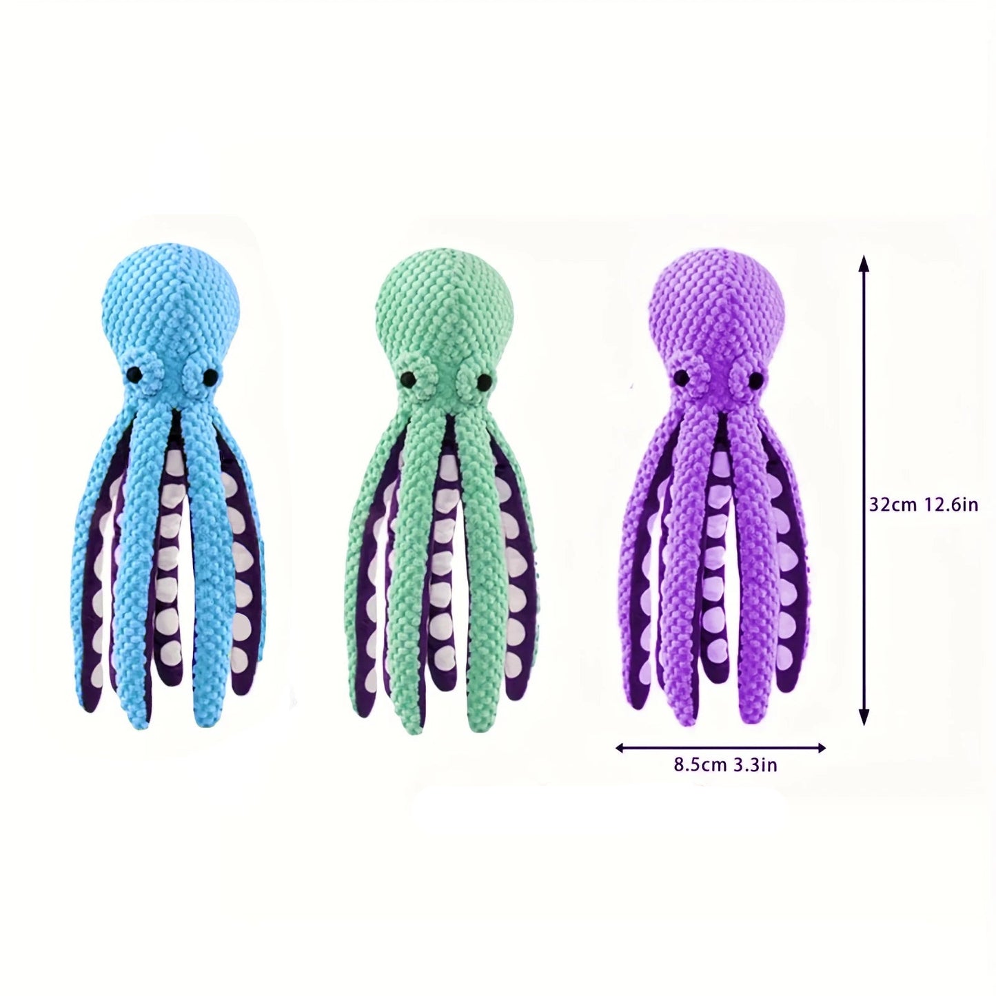 peluche poulpe pour chien chat